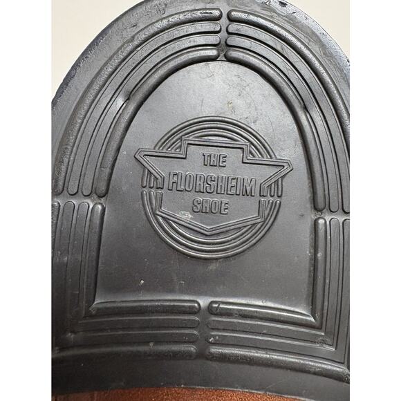 Vintage Florsheim Wingtip Tassel Loafer Men’s Size 10 Brown - Picture 10 of 11